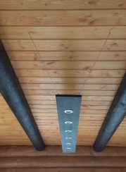 Можно ли использовать имитацию бруса на потолке