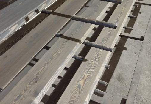 Планкен скошенный из лиственницы 20х140мм 4м сорт АВ