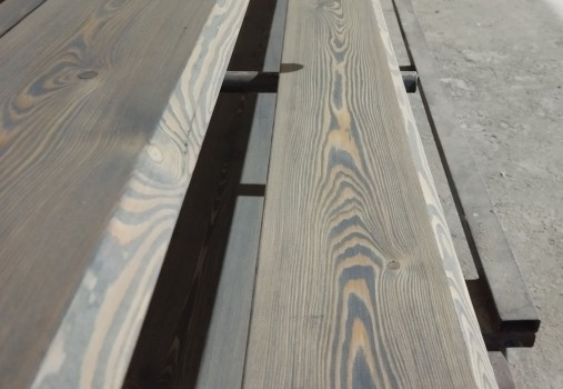 Планкен скошенный из лиственницы 20х140мм 4м сорт АВ